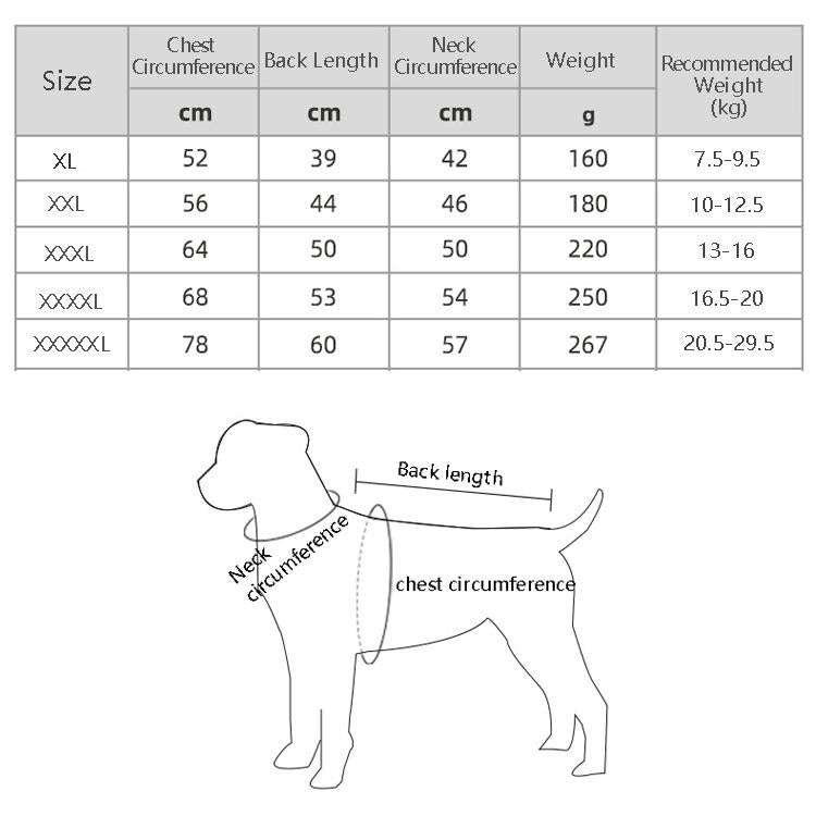 BL-677 Autumn And Winter Pet Dog Clothes, Size: XXXXL(Blue)