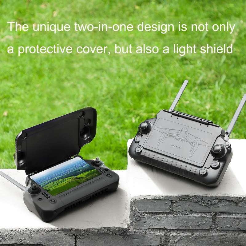 Sunnylife YK570 For DJI RC Plus Remote Control Protective Hood Plate Protective Cover(Black)