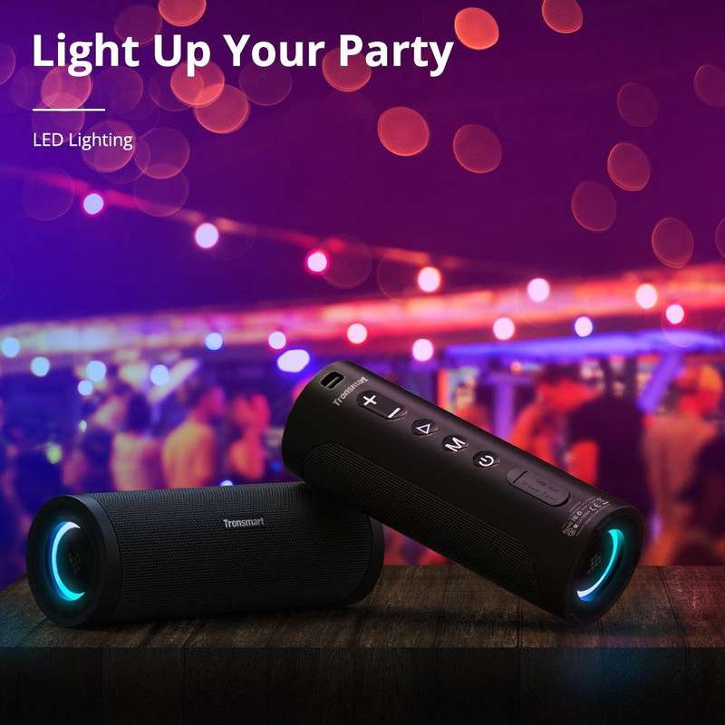Tronsmart T6 Pro 45W LED Light Portable Outdoor Waterproof Bluetooth 5.0 Speaker
