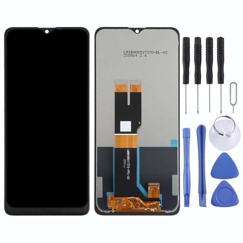 LCD Screen and Digitizer Full Assembly for Nokia 2.4 TA-1277 TA-1275 TA-1274 TA-1270(Black)