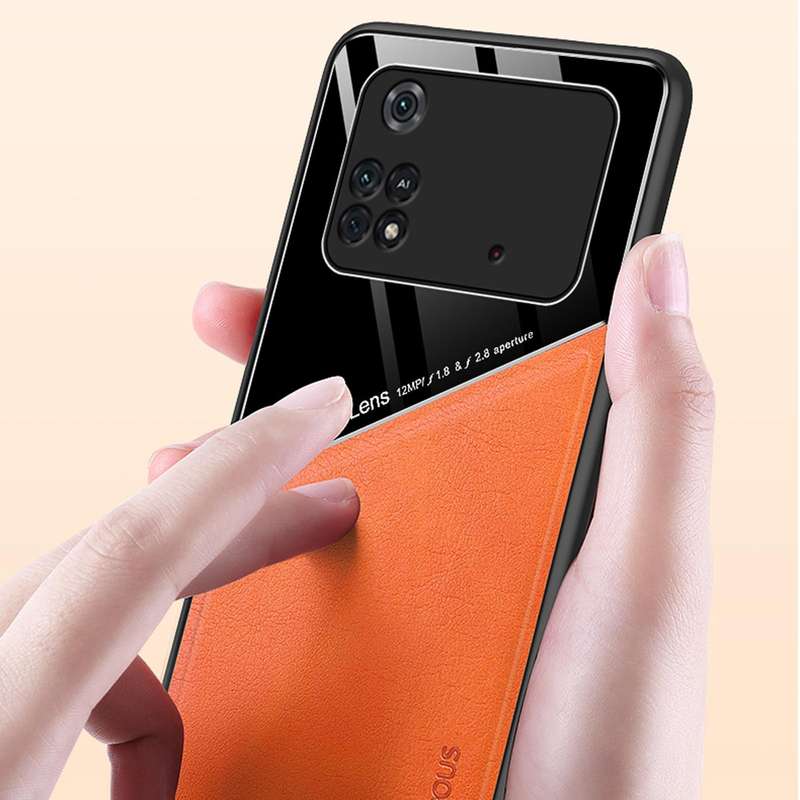 For Xiaomi Poco X4 Pro 5G All-inclusive Leather + Organic Glass Protective Case(Green)