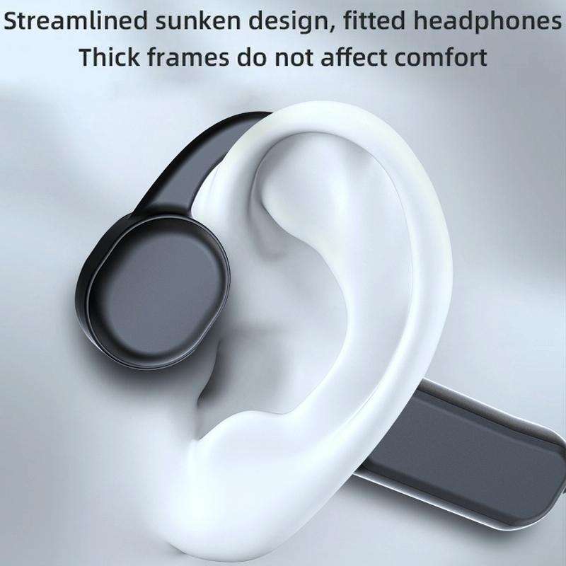 DG-X18 Bone Conduction Bluetooth Headphones Swimming IPX8 Waterproof Sports Headphones, Memory Ca...