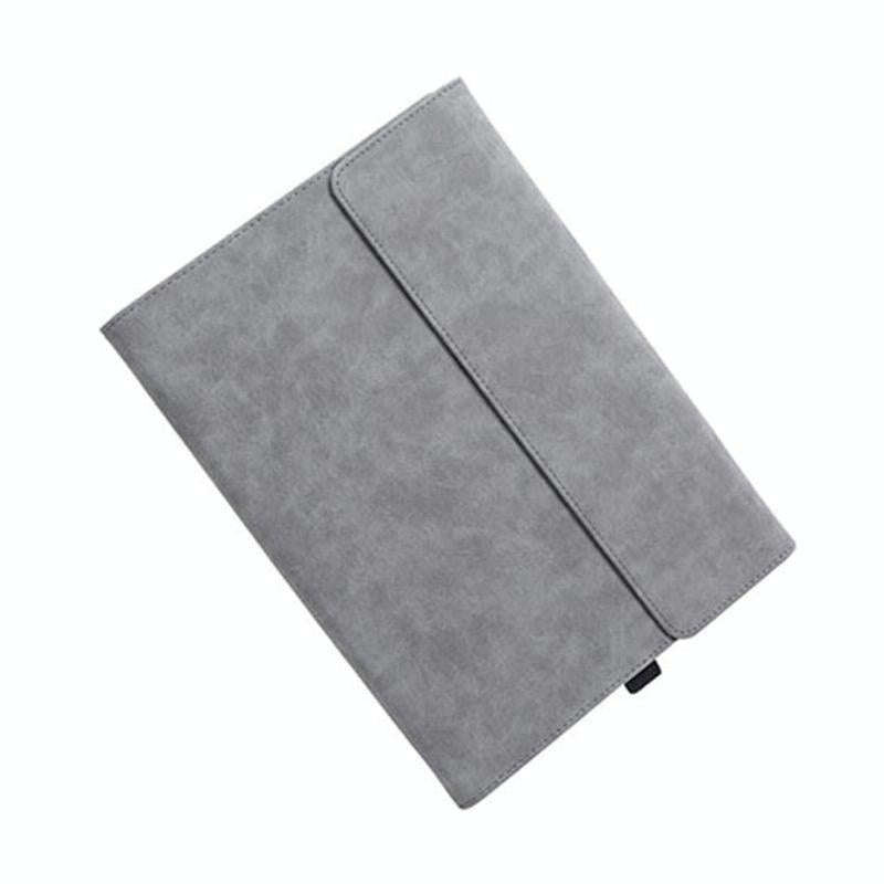 For Microsoft Surface Pro 7 / 7+ South African Sheepskin Magnetic Horizontal Flip Leather Case wi...