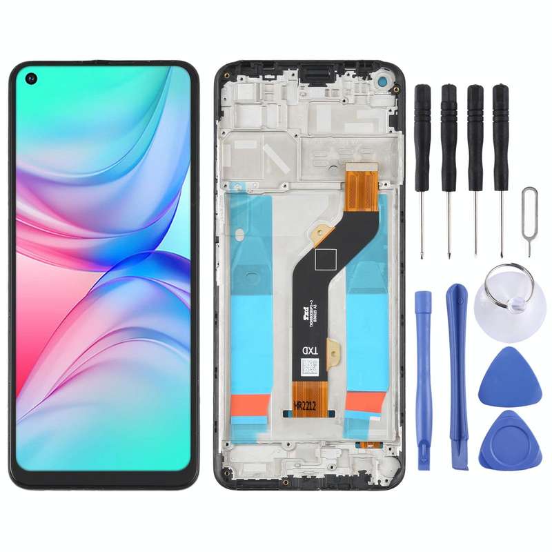OEM LCD Screen For infinix Hot 10 X682B X682C Digitizer Full Assembly with Frame