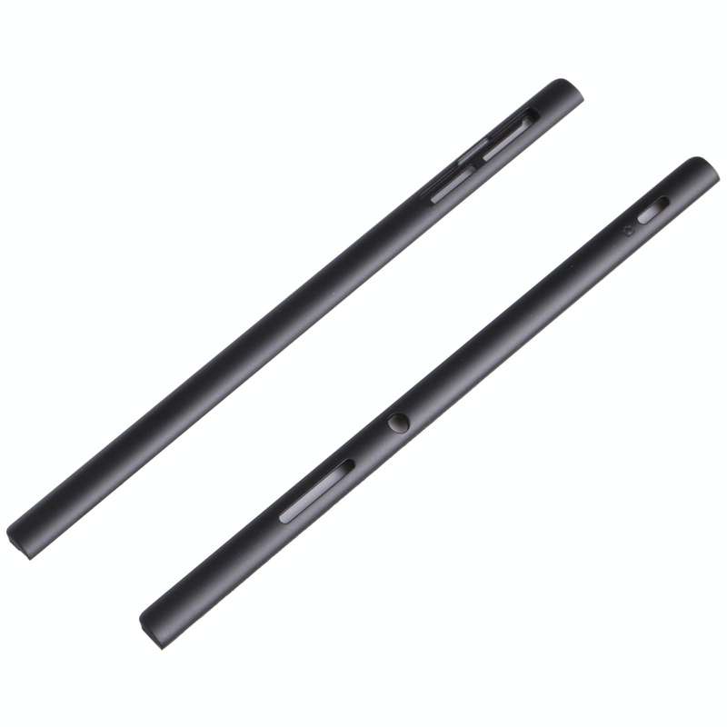 1 Pair Side Part Sidebar For Sony Xperia XA1 Ultra (Black)