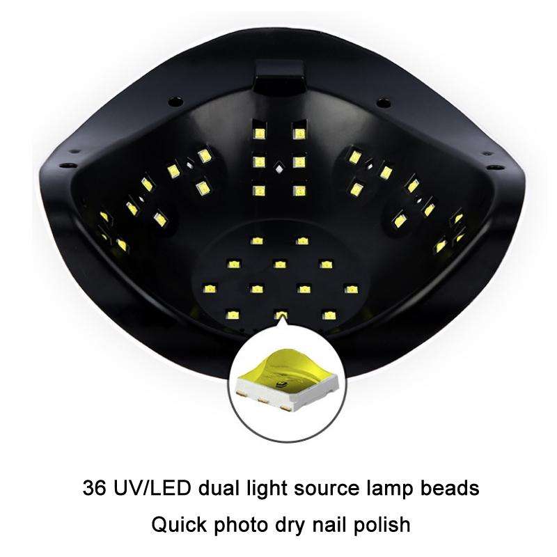 BLUEQUE 168W LED Nail Art Phototherapy Baking Lamp(EU Plug)