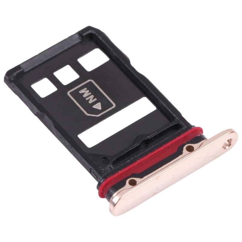 SIM Card Tray + NM Card Tray for Huawei Mate 40 Pro+ (Gold)