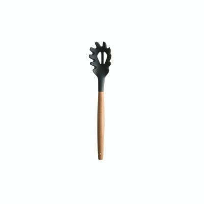 Silicone Wood Handle Spatula Heat-resistant Soup Spoon Non-stick Special Cooking Shovel Kitchen T...