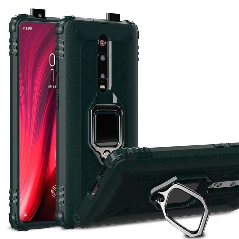 For Xiaomi 9T & 9T Pro & Redmi K20 & Redmi K20 Pro Carbon Fiber Protective Case with 360 Degree R...