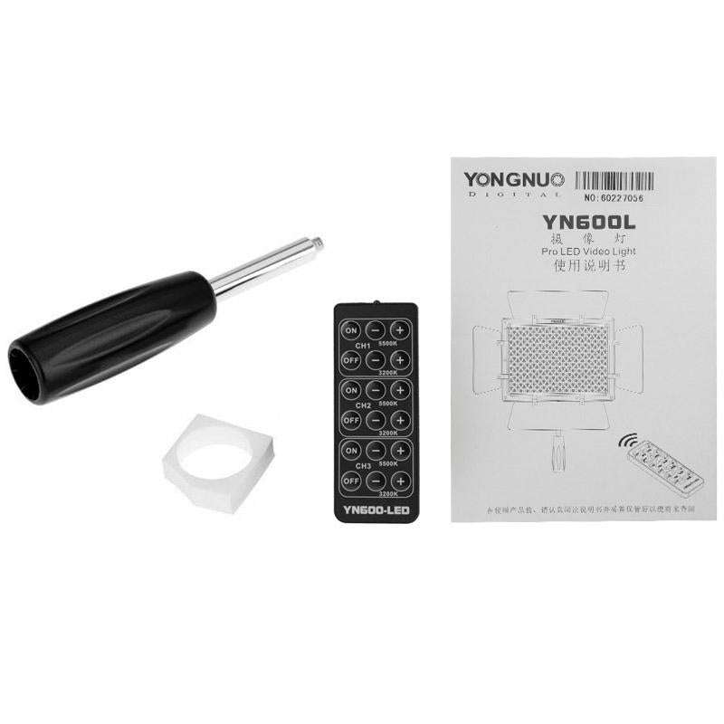 YONGNUO YN600L 600 LED 5500K Color Temperature Adjustable LED Video Light for Canon / Nikon / Son...