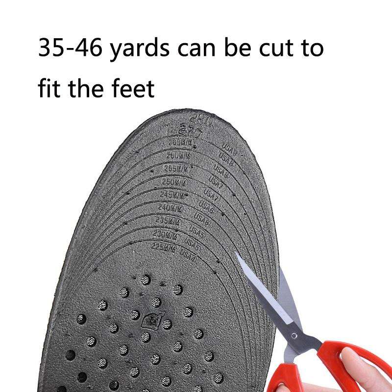 2 Pairs 032 Adjust Inner Height Insole Free Size Cutable Insole, Colour: Black Single Layer (abou...