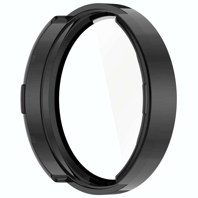 For Garmin Lily 2 PC + Tempered Film Integrated Watch Protective Case(Black)