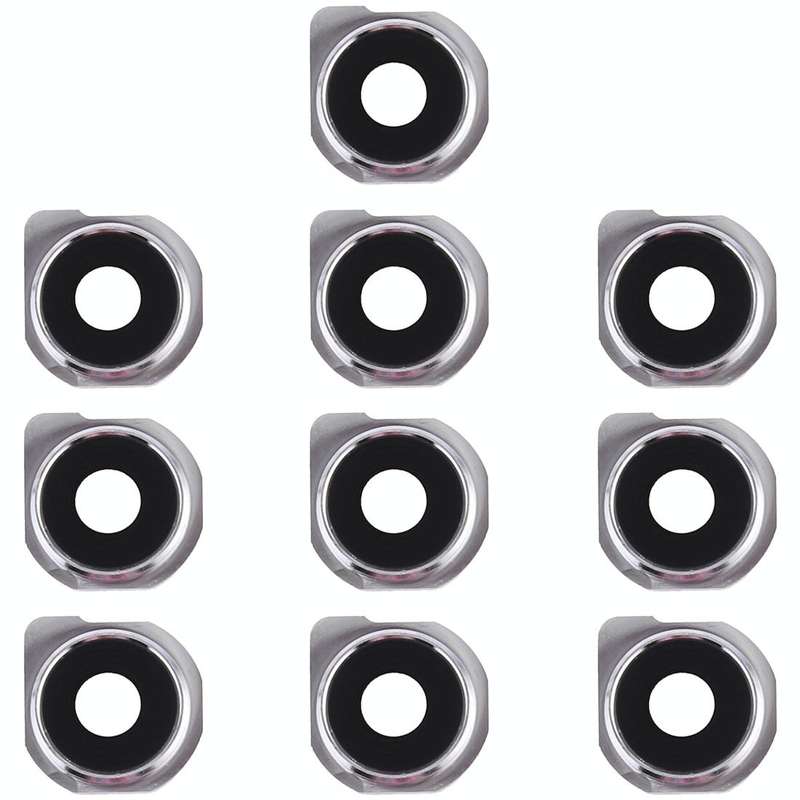 10 PCS Camera Lens Cover for LG Q6 / LG-M700 / M700 / M700A / US700 / M700H / M703 / M700Y(Black)