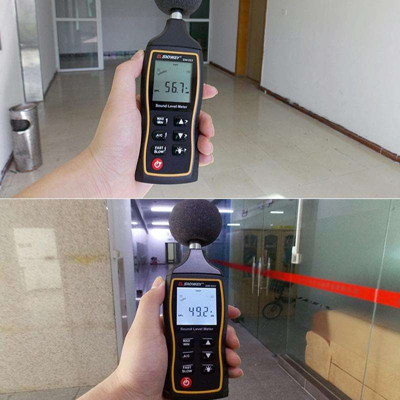 SNDWAY Handheld High Precision Noise Decibel Meter, Model:SW523
