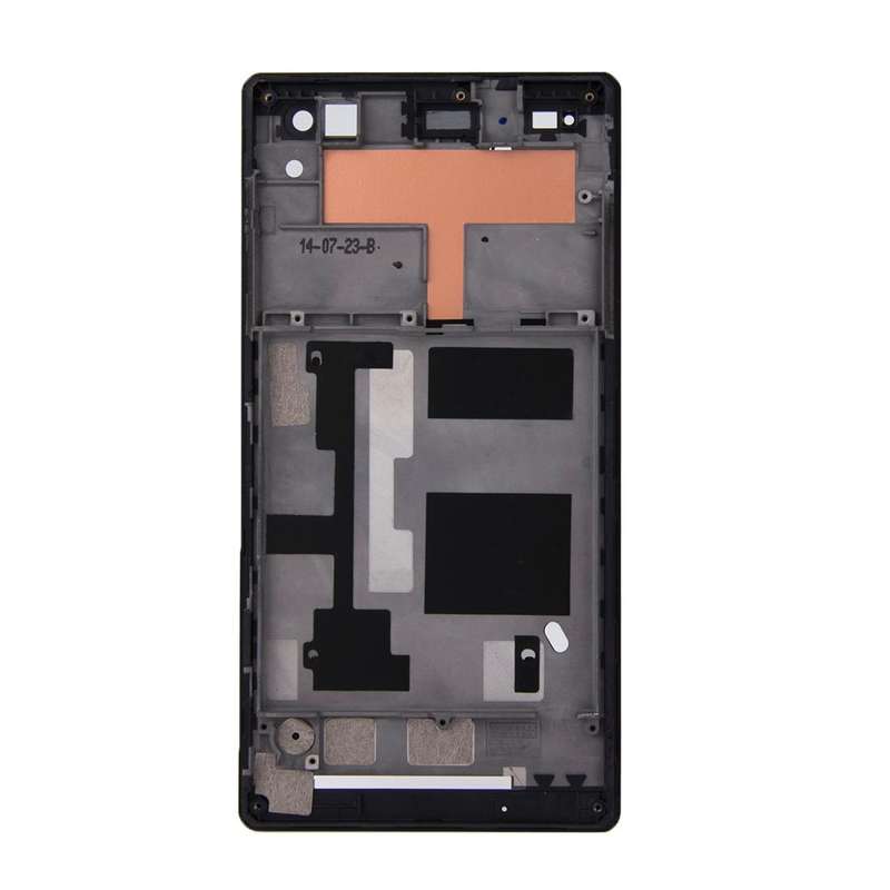 Front Housing  with Adhesive for Sony Xperia C3(Black)
