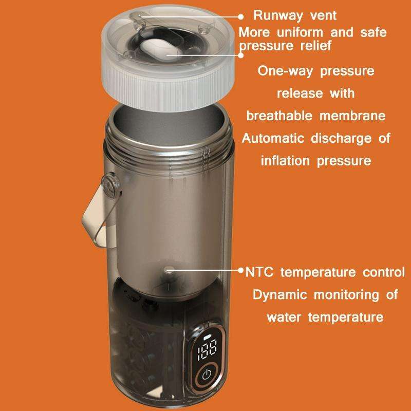 Portable Breast Milk Thawing Fast Heating Bottle Warmer, CN Plug(White)