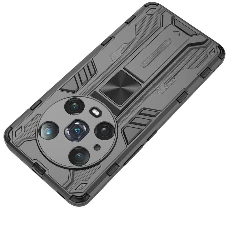 For Honor Magic4 Pro Supersonic PC + TPU Shock-proof Protective Phone Case(Black)