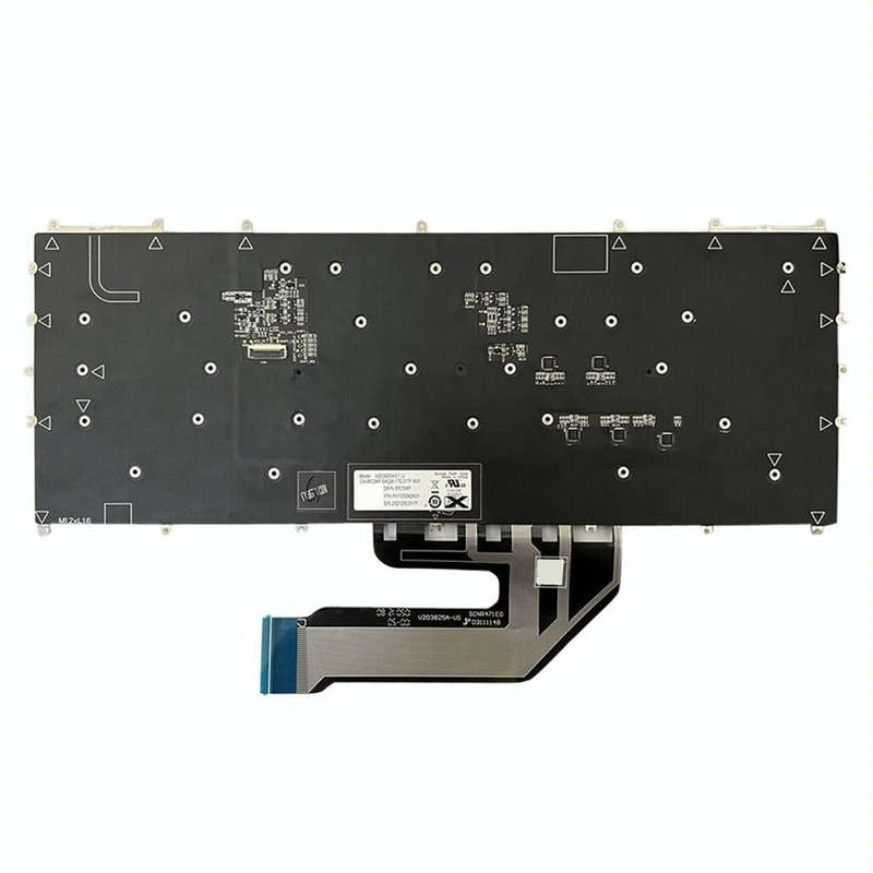 For Dell Alienware x15 R2 / R1 US Version Backlight Laptop Keyboard(Black)