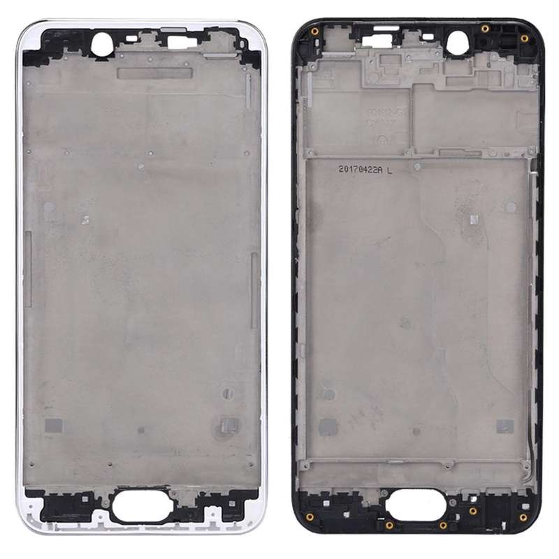 For Vivo Y67 / V5 Front Housing LCD Frame Bezel Plate(Silver)