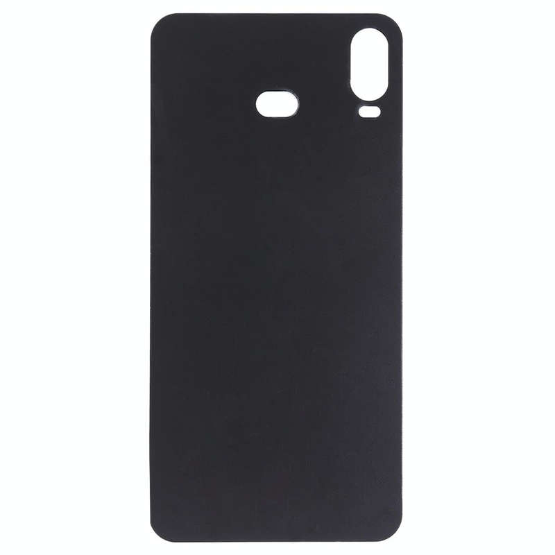 For Galaxy A6s Battery Back Cover (Black)