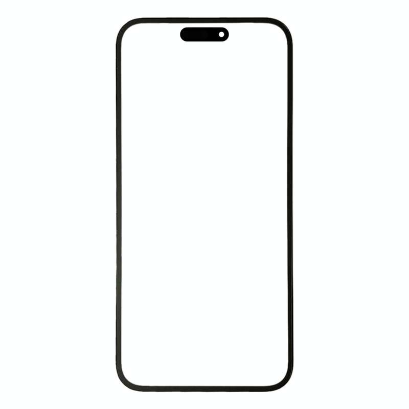 For iPhone 14 Pro Max Front Screen Outer Glass Lens with OCA Optically Clear Adhesive