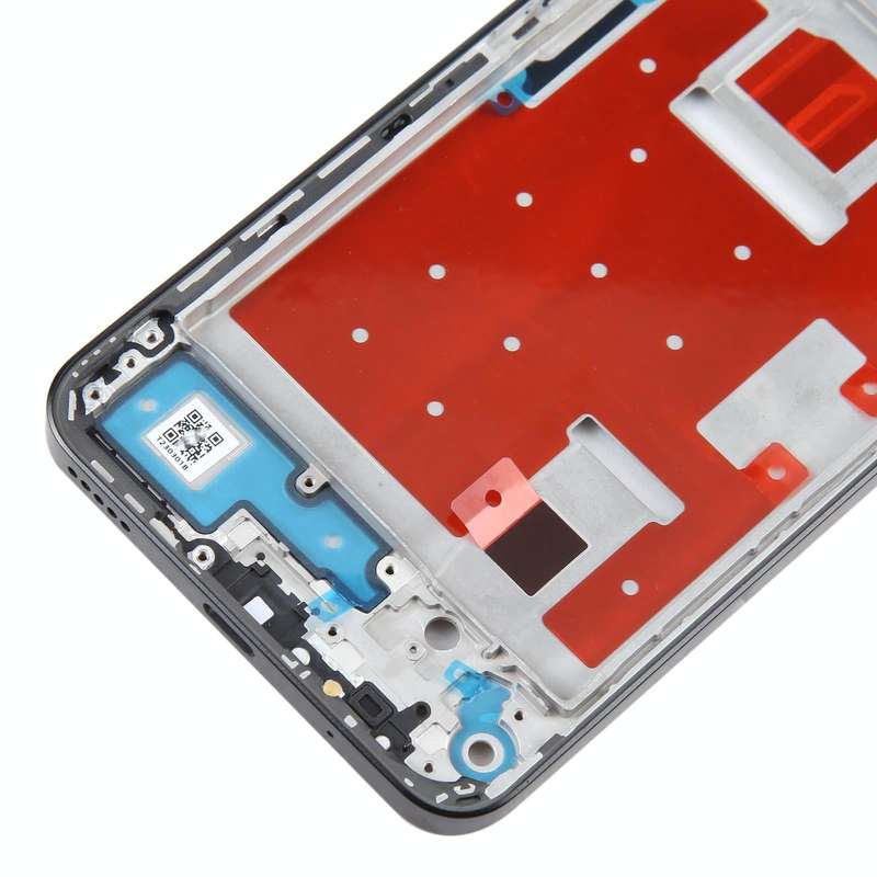 For Honor X8a Front Housing LCD Frame Bezel Plate(Black)