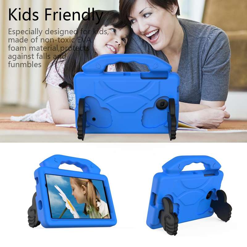 For Galaxy Tab 4 7.0 T230 / T231 EVA Material Children Flat Anti Falling Cover Protective Shell W...