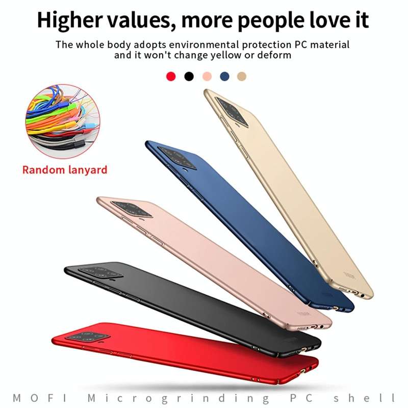 For Samsung Galaxy A42 5G / M42 5G MOFI Frosted PC Ultra-thin Hard Phone Case(Black)
