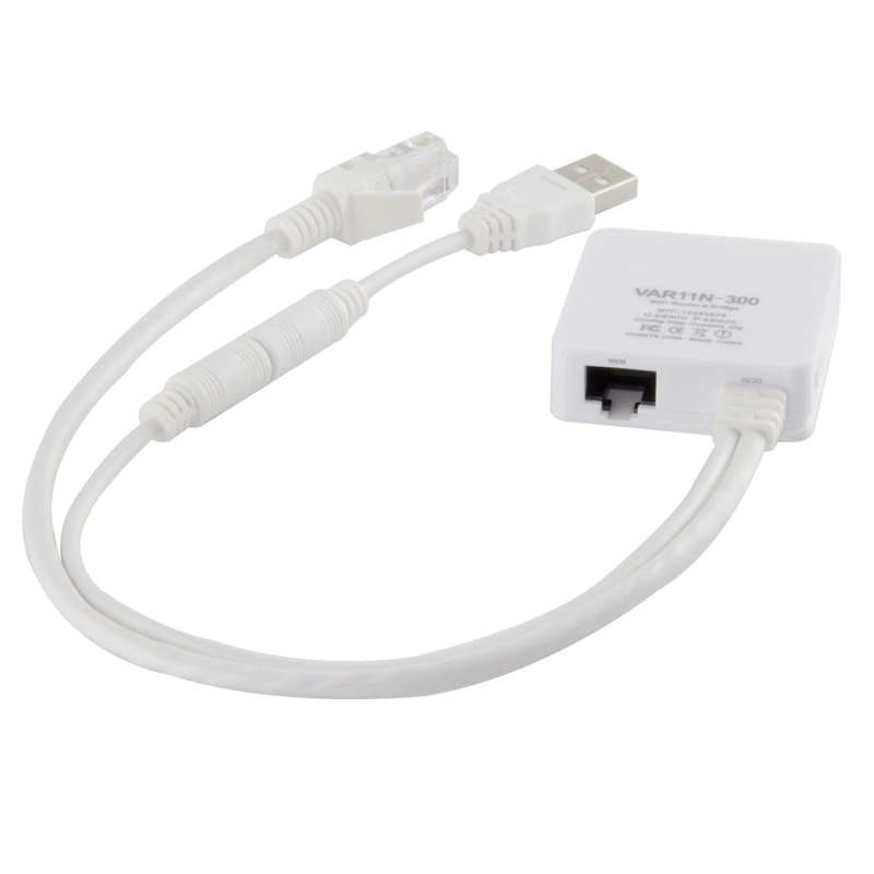 VONETS VAR11N-300 Mini 300Mbps WiFi Repeater & Router & Bridge, Support 802.11N(White)