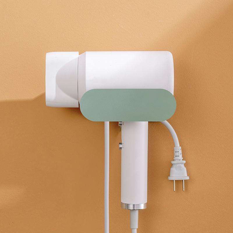 Bathroom Hair Dryer No Punching Iron Hanger(Brown)