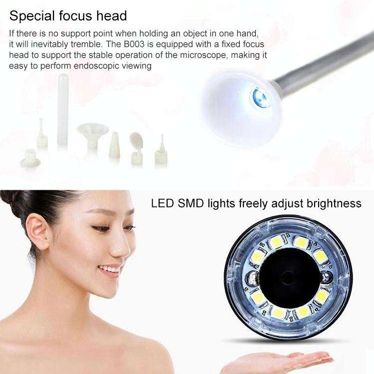 Supereyes B003+ Digital Electronic Vaginal Cervical Endoscope Private Inspection Instrument Self-...