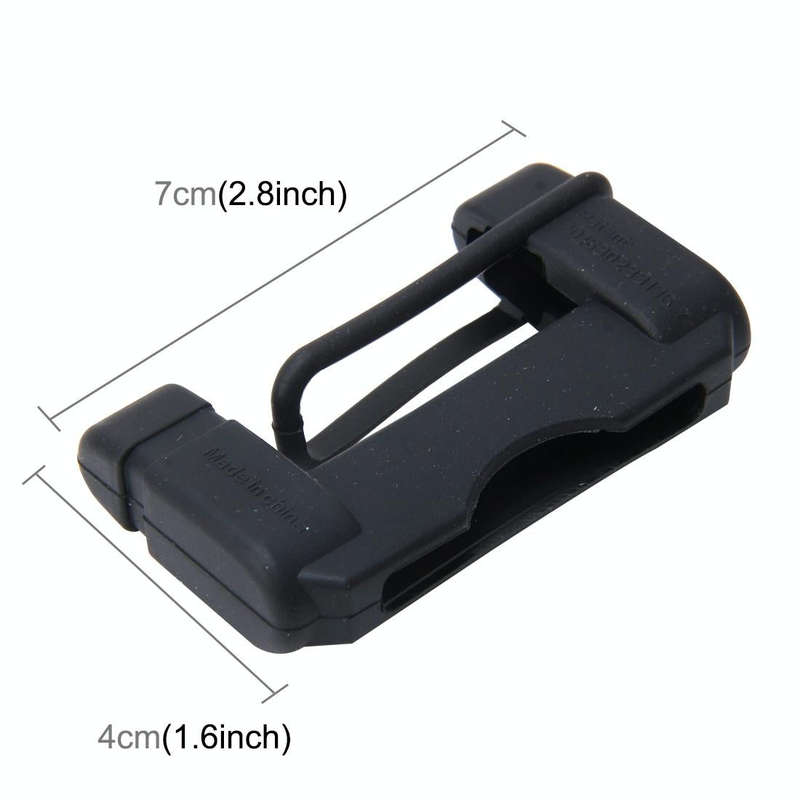 Universal Adjustable Car Seat Belt Buckle Plug Protective Cover Case(Black)