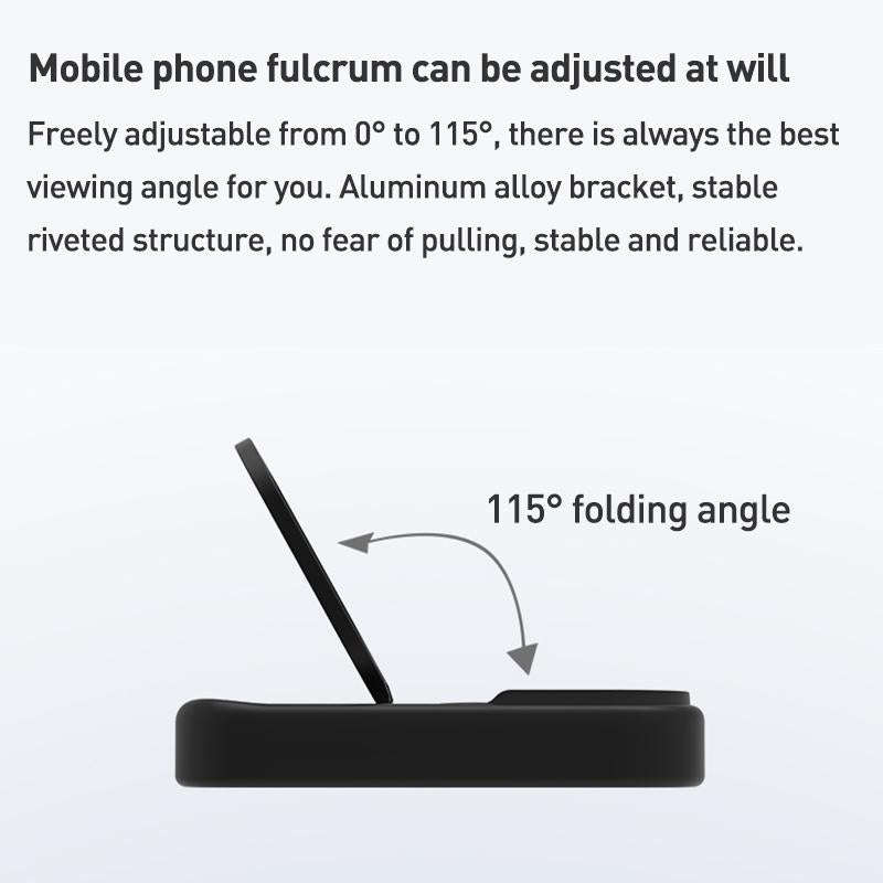 For iPhone 15 NFC Four-Color E-ink Screen DIY Phone Case(Black)