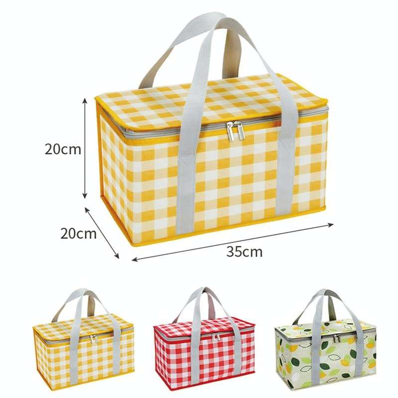 JY2209 Camping Moistureproof Portable Picnic Basket Set, Spec: Red White