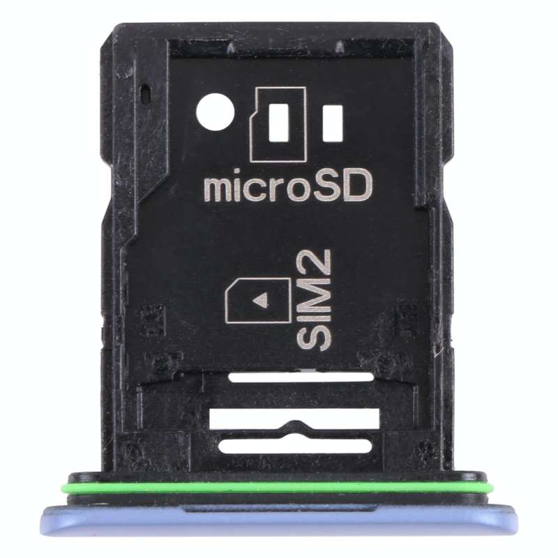 Original SIM Card Tray + SIM Card Tray / Micro SD Card Tray for Sony Xperia 10 III(Blue)