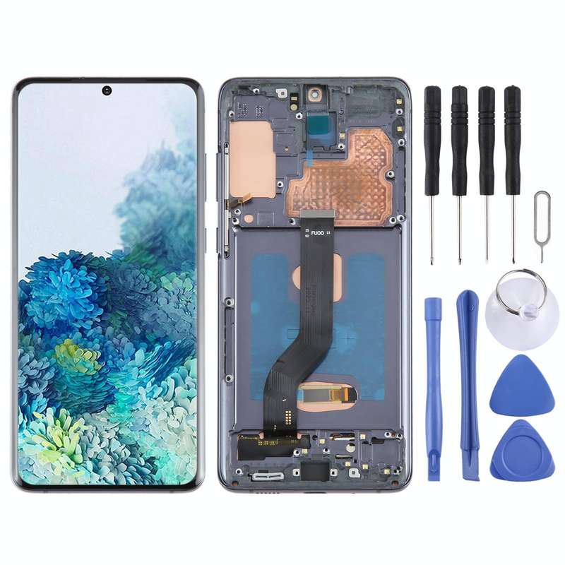 For Samsung Galaxy S20+ 4G/5G SM-G985/986 6.67 inch OLED LCD Screen Digitizer Full Assembly with ...