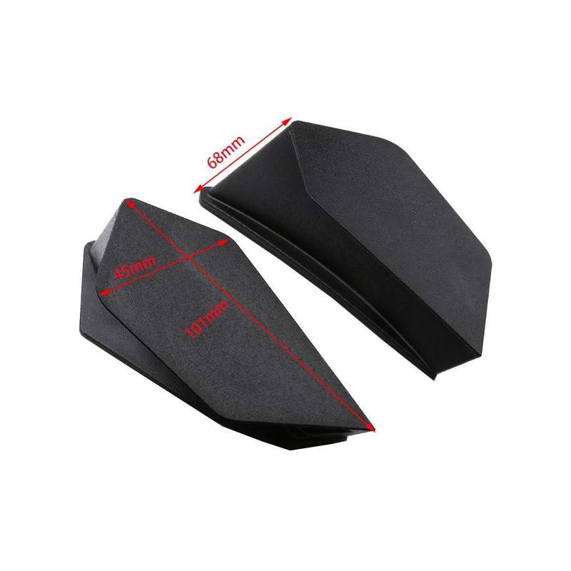 Motorcycle Dynamic Motorcycle Wing Kit(Black)