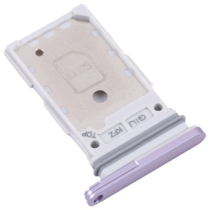 For Samsung Galaxy S21 FE 5G SM-G990B Original SIM Card Tray + SIM Card Tray (Purple)