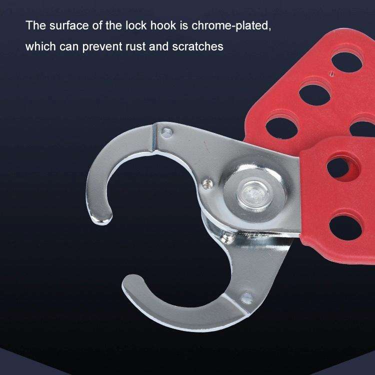 Prolockey Industrial Safety Steel Anti-Rust Six-Link Hasp Lock, Specification: SH02