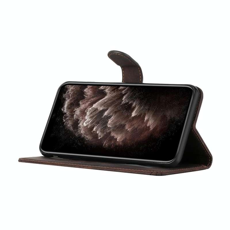 For vivo V30 5G Global/V30 Pro 5G Global Cubic Skin Feel Flip Leather Phone Case(Brown)