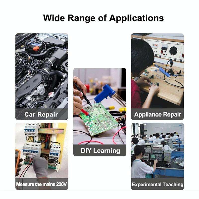 FNIRSI Handheld Small Teaching Maintenance Digital Oscilloscope, Specification: Standard Without ...