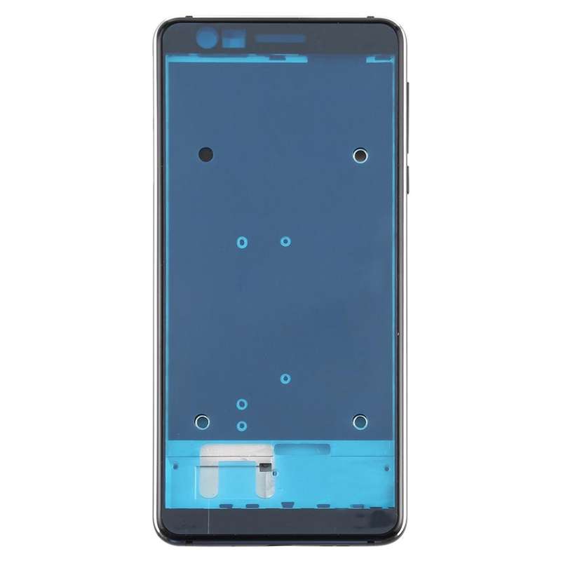 Front Housing LCD Frame Bezel Plate for Nokia 3.1 TA-1049 TA-1057 TA-1063 TA-1070 (Black)