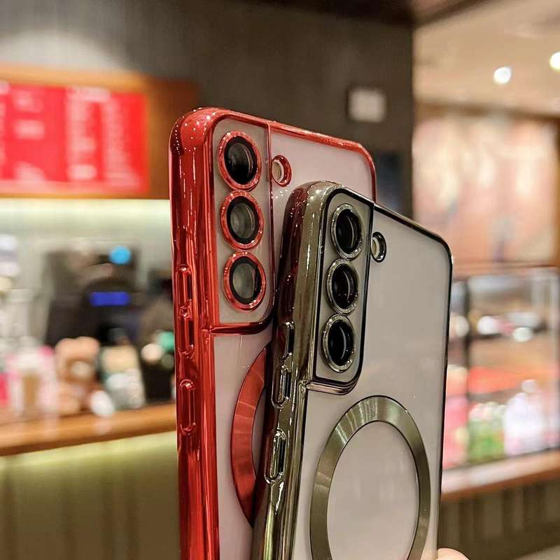 For Samsung Galaxy Note10+ MagSafe Electroplating TPU Phone Case(Purple)