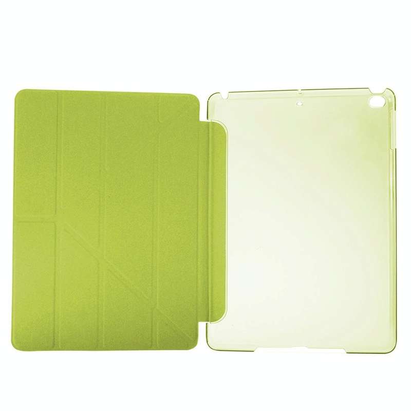 For iPad 9.7 (2018) & iPad 9.7 (2017) & iPad Air Silk Texture Horizontal Deformation Flip Leather...