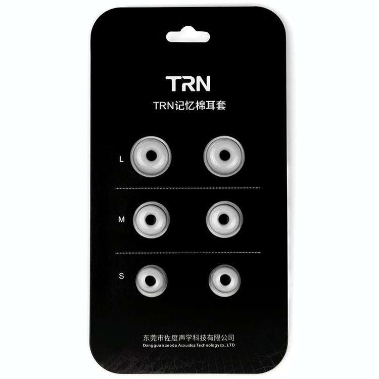 TRN Earphone Silicone Memory Foam Earplug(Grey)