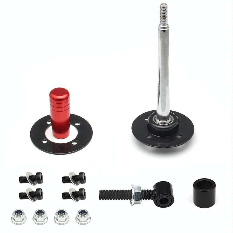 Car 265mm Adjustable Short Shifter Lever Knob for BMW (Red)