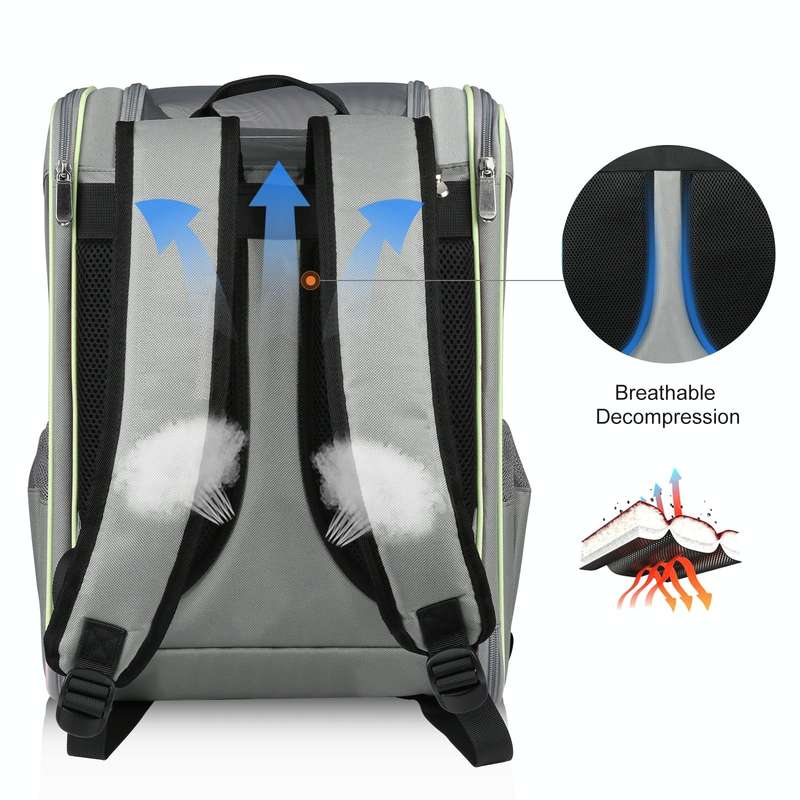 FUNADD Fold Breathable Pet Backpack Outdoor Shoulders Cat Bag(Yellow)