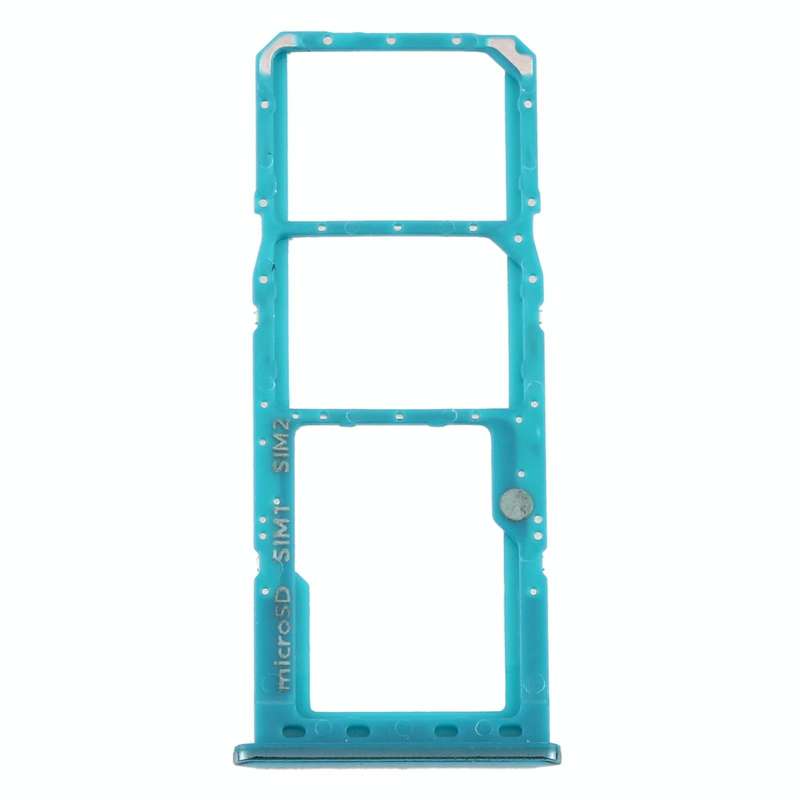 For Samsung Galaxy A50s SM-A507 SIM Card Tray + SIM Card Tray + Micro SD Card Tray (Green)