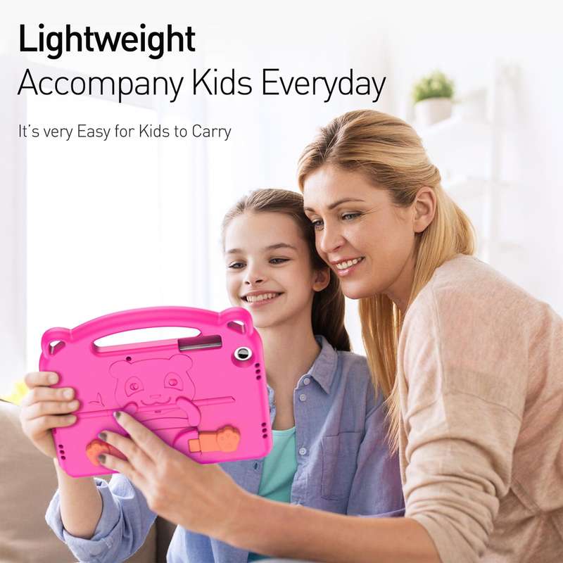 For Samsung Galaxy Tab A9+ DUX DUCIS PANDA Series Shockproof EVA Protective Tablet Case(Pink)
