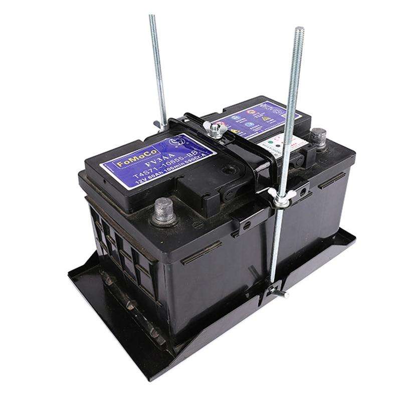 Car Universal Battery Bracket Adjustable Battery Fixed Holder + Base Tray, Size:34.5cm Base + 27c...